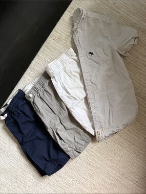 Abercrombie Kids Boys Top and Crewcuts shorts bundle